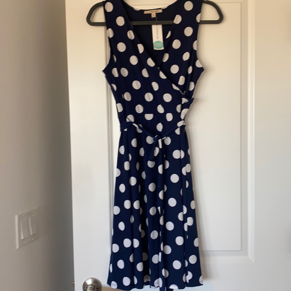 Faux Wrap Dress